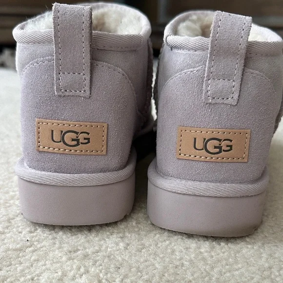 UGG Light Gray Ankle Boots - Picture 2 of 3